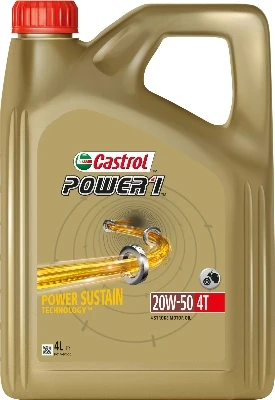 CASTROL Motorový olej Castrol POWER1 4T 20W-50 4 l  (15F57A)