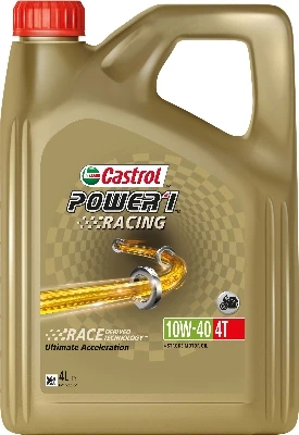 CASTROL Motorový olej Castrol POWER1 Racing 4T 10W-40 4 l  (15F57B)