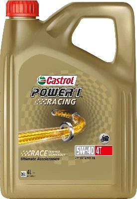 CASTROL Motorový olej Castrol POWER1 Racing 4T 5W-40 4 l  (15F58E)