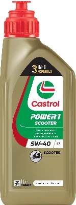 CASTROL Motorový olej Castrol POWER1 Scooter 4T 5W-40 1 l  (1605C4)
