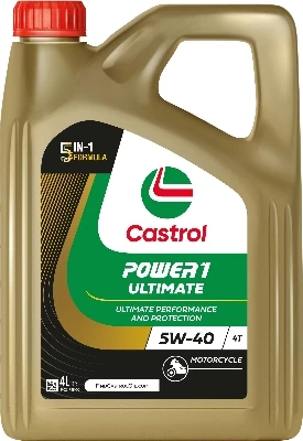 CASTROL Motorový olej Castrol POWER1 ULTIMATE 4T 5W-40 4 l  (15FFA6)