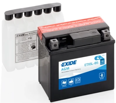 CENTRA startovací baterie 4Ah  (ETX5L-BS)