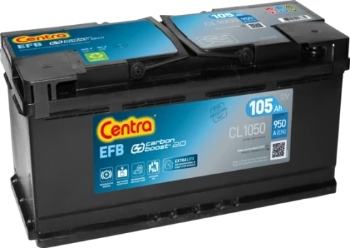 CENTRA startovací baterie CENTRA EFB 105Ah  (CL1050)