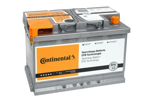 CONTINENTAL startovací baterie START-STOP-BATTERY EFB 70Ah  (2800012039280)