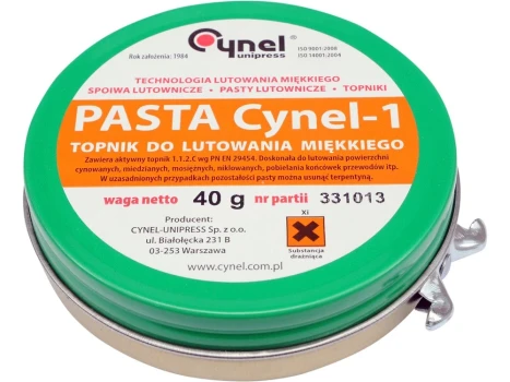 Cynel pájka pasta 40 g | 76835