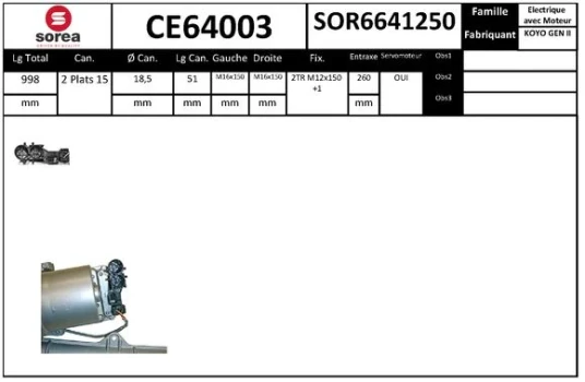 EAI Řídicí mechanismus  (CE64003)