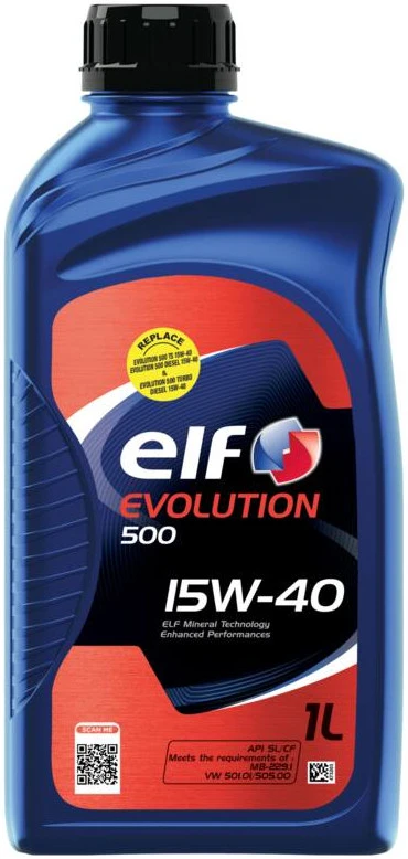 ELF Motorový olej ELF EVOLUTION 500 15W-40 1 l  (230606)
