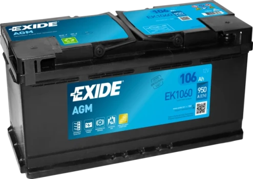 EXIDE startovací baterie AGM 106Ah  (EK1060)