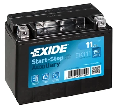 EXIDE startovací baterie AGM 11Ah  (EK111)