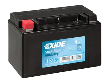 EXIDE startovací baterie AGM 9Ah  (EK091)