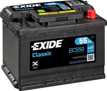 EXIDE startovací baterie CLASSIC * 55Ah  (EC550)