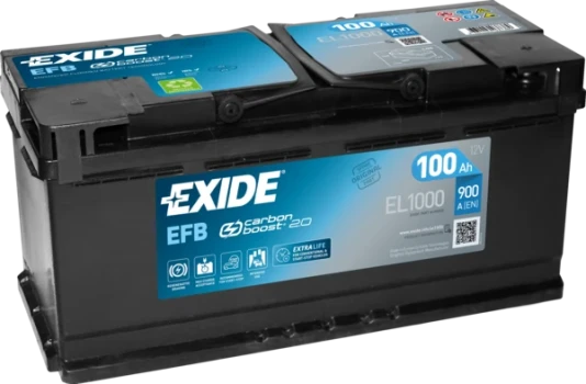 EXIDE startovací baterie EFB 100Ah  (EL1000)