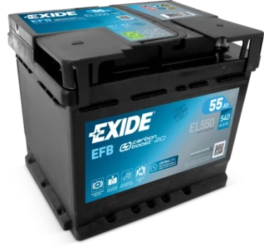EXIDE startovací baterie EFB 55Ah  (EL550)