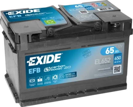 EXIDE startovací baterie EFB 65Ah  (EL652)