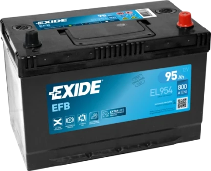 EXIDE startovací baterie EFB 95Ah  (EL954)