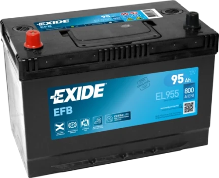 EXIDE startovací baterie EFB 95Ah  (EL955)