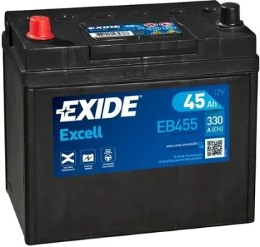 EXIDE startovací baterie EXCELL ** 45Ah  (EB455)