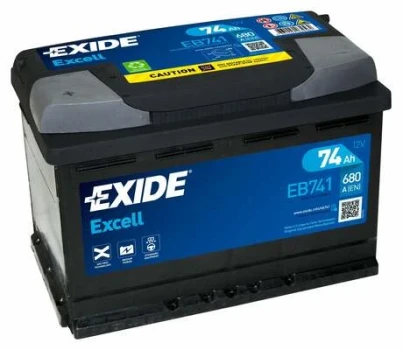 EXIDE startovací baterie EXCELL ** 74Ah  (EB741)