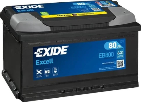 EXIDE startovací baterie EXCELL ** 80Ah  (EB800)