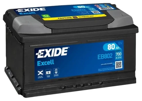 EXIDE startovací baterie EXCELL ** 80Ah  (EB802)