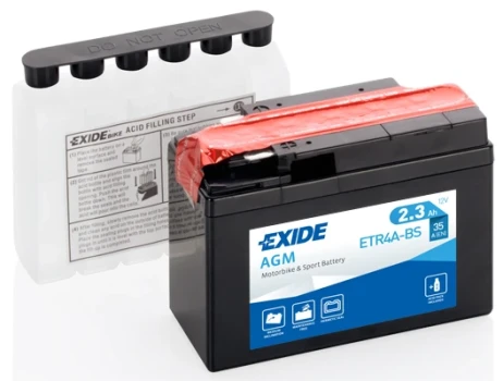 EXIDE startovací baterie EXIDE AGM 2Ah  (ETR4A-BS)