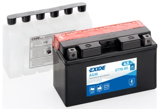 EXIDE startovací baterie EXIDE AGM 7Ah  (ET7B-BS)