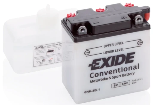 EXIDE startovací baterie EXIDE Conventional 6Ah  (6N6-3B-1)
