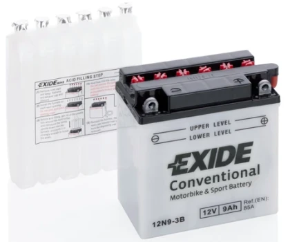 EXIDE startovací baterie EXIDE Conventional 9Ah  (12N9-3B)