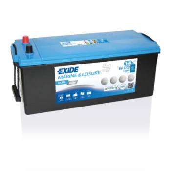 EXIDE startovací baterie EXIDE DUAL AGM 140Ah  (EP1200)