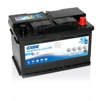 EXIDE startovací baterie EXIDE DUAL AGM 70Ah  (EP600)