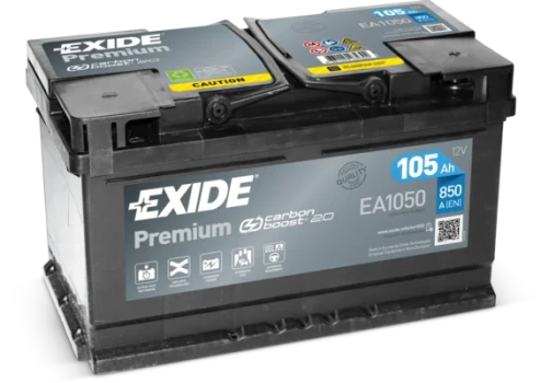 EXIDE startovací baterie PREMIUM *** 105Ah  (EA1050)