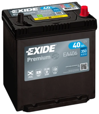 EXIDE startovací baterie PREMIUM *** 40Ah  (EA406)