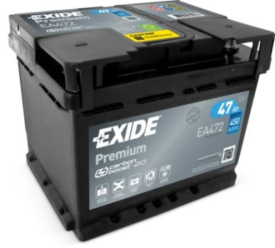 EXIDE startovací baterie PREMIUM *** 47Ah  (EA472)