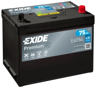 EXIDE startovací baterie PREMIUM *** 75Ah  (EA754)