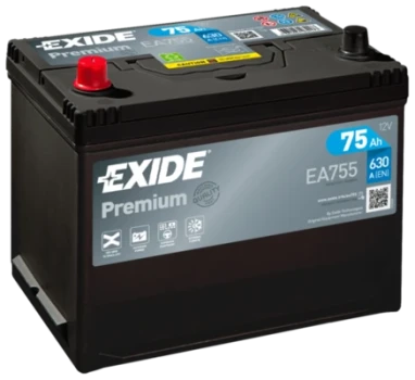 EXIDE startovací baterie PREMIUM *** 75Ah  (EA755)