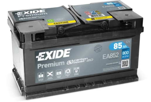 EXIDE startovací baterie PREMIUM *** 85Ah  (EA852)