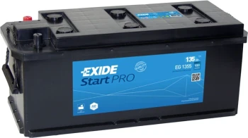 EXIDE startovací baterie StartPRO 135Ah  (EG1355)