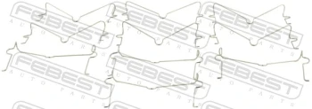 FEBEST Pružina, obložení kotoučové brzdy  (0103-002-PCS10)