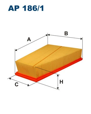 FILTRON Vzduchový filtr  (AP 186/1)