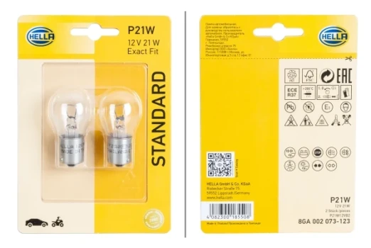 HELLA Žárovka, blikač STANDARD  (8GA 002 073-123)