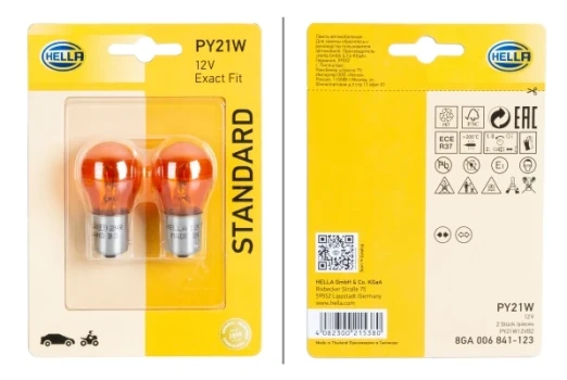 HELLA Žárovka, blikač STANDARD  (8GA 006 841-123)