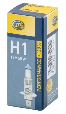 HELLA Zarovka, dalkovy svetlomet PERFORMANCE UP TO 120%  (8GH 223 498-011)