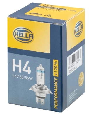 HELLA Zarovka, dalkovy svetlomet PERFORMANCE UP TO 120%  (8GJ 223 498-021)