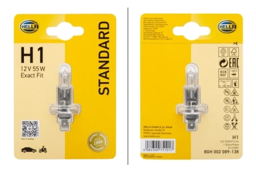 HELLA Zarovka, dalkovy svetlomet STANDARD  (8GH 002 089-138)