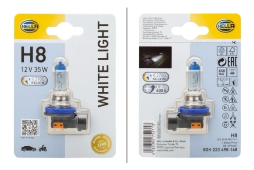 HELLA Zarovka, dalkovy svetlomet WHITE LIGHT UP TO 300h, UP TO 4200 KELVIN  (8GH 223 498-148)