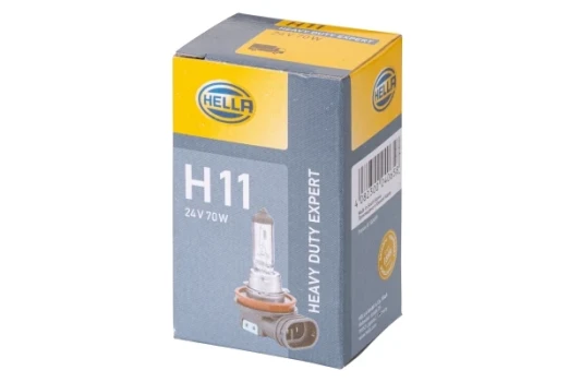 HELLA Žárovka mlhového světlometu HEAVY DUTY EXPERT LONGER LIFETIME, VIBRATION RESISTANT  (8GH 008 358-251)