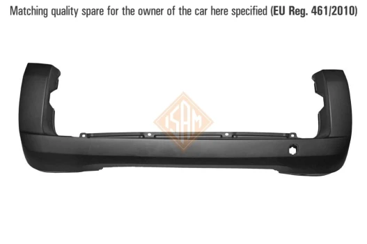 ISAMSpA Nárazník REAR BUMPER  (0137120)