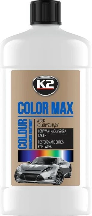 K2 barevný vosk na lak bílý 500 ml | K025BI
