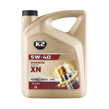 K2 motorový olej 5W-40 syntetický 5L | O1135E
