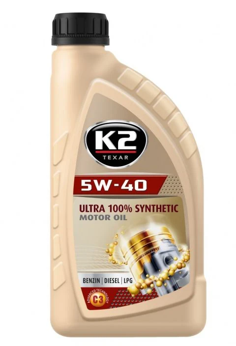 K2 Texar 5W-40 Long Life Benzin, Diesel, LPG 1 l motorový olej syntetický